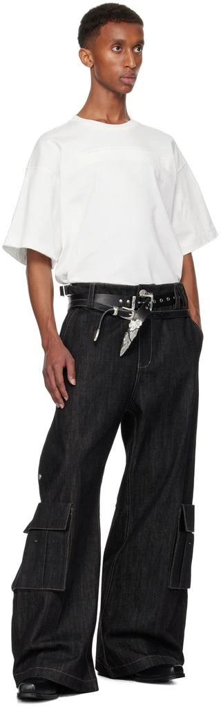 NULLUS White Envelope Slit T-shirt 5