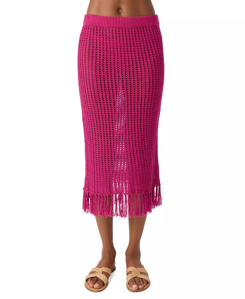 O'Neill Juniors' Pull-On Crochet Skirt Cover-Up