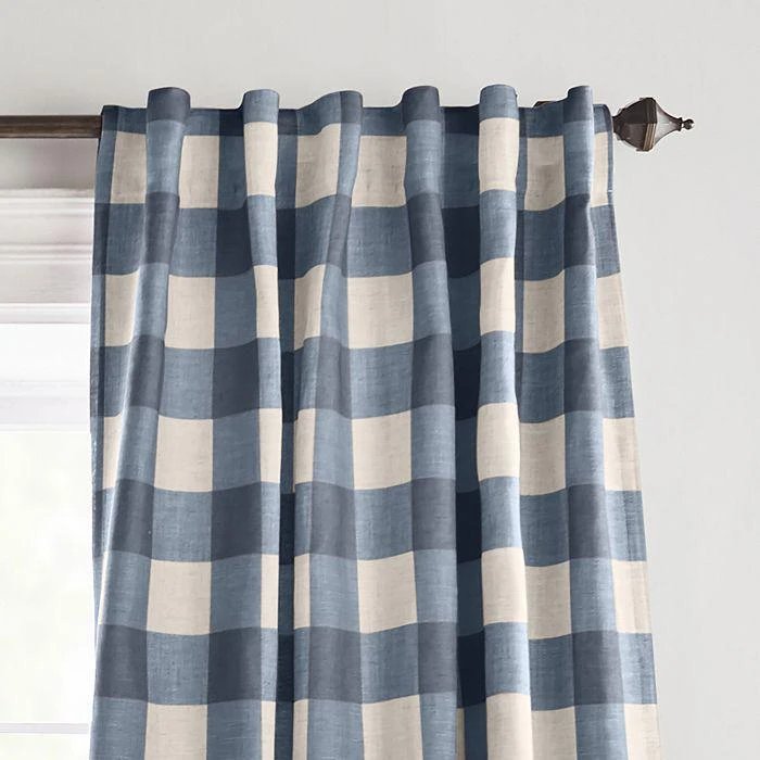 Elrene Home Fashions Grainger Buffalo Check Blackout Window Curtain, 52" x 84" 2