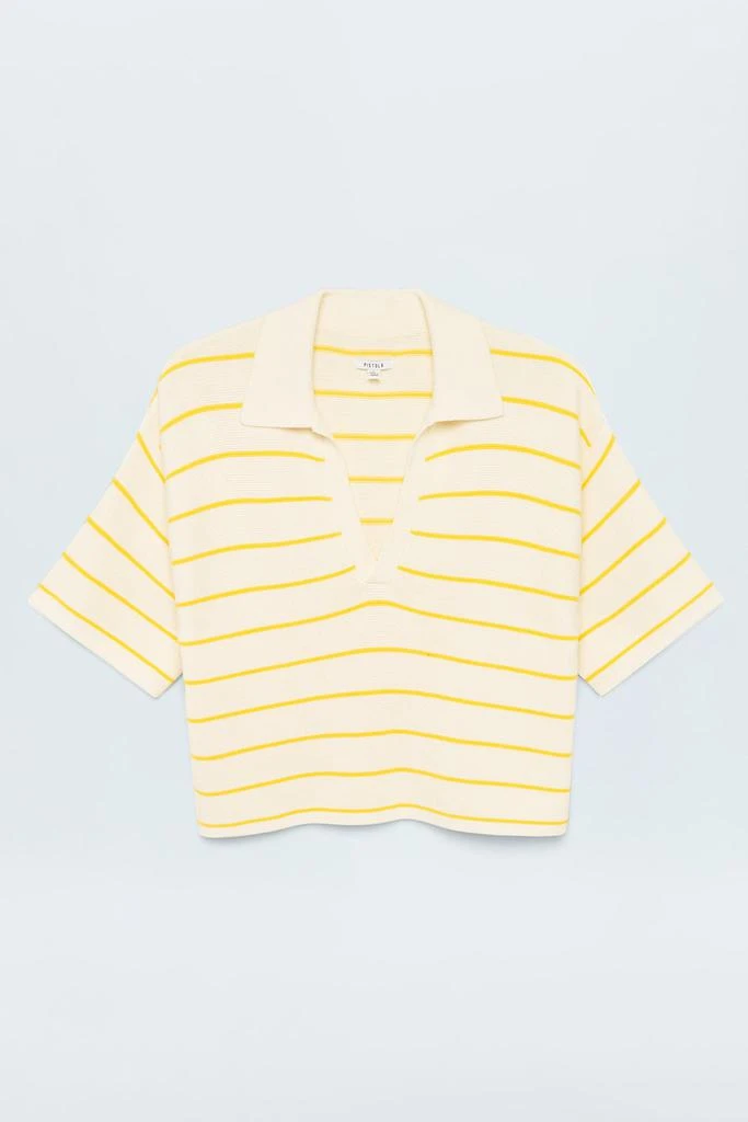 Pistola Denim Marlow Polo - Dandelion Stripe 5