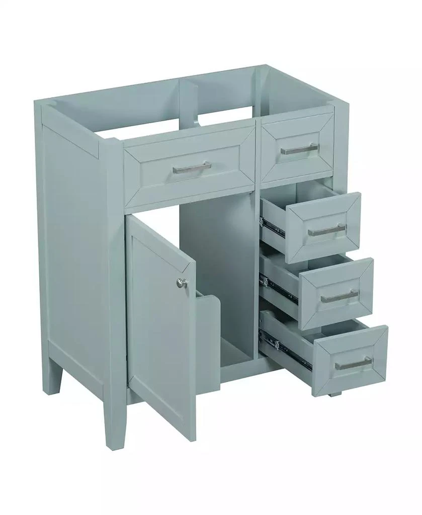 CASAINC Bathroom Vanity Cabinet Base 30-Inch with Drawers, Solid Frame and MDF Board 4