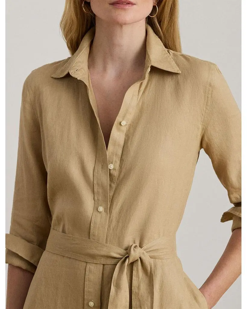Ralph Lauren Belted Linen Shirtdress 4