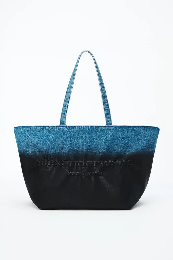 Alexander Wang Denim Punch Large Tote