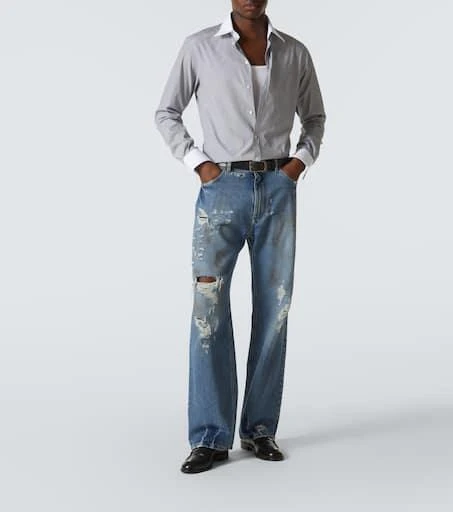 Dolce 
Gabbana Striped cotton poplin shirt 2