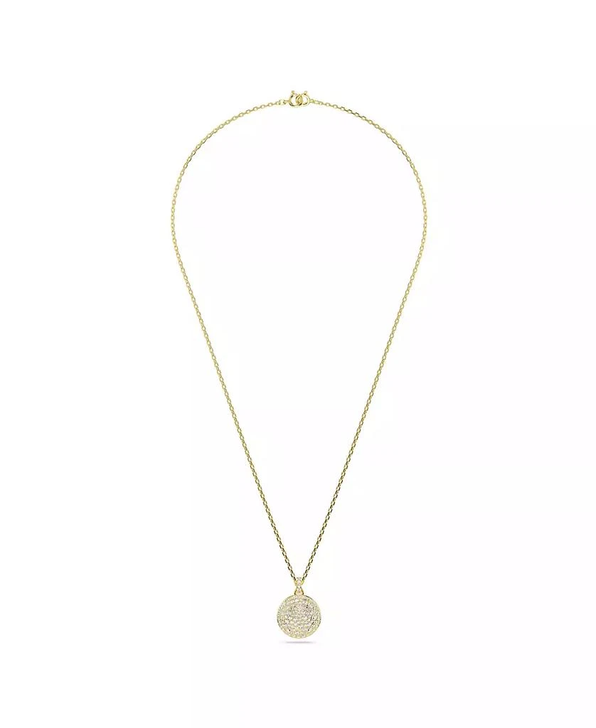 Swarovski White, Rhodium Plated or Rose-Gold Tone or Gold-Tone Meteora Layered Pendant Necklace 7