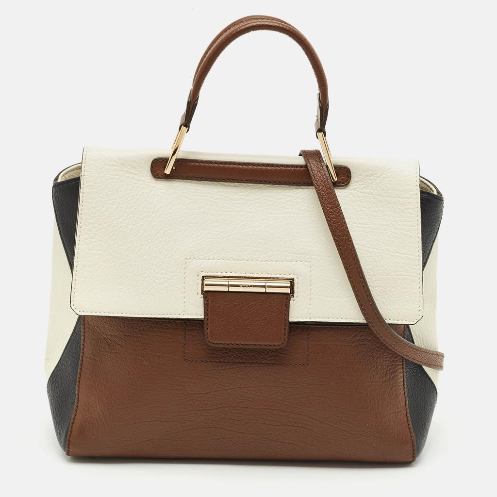 Furla Furla Tricolor Leather Artesia Creta Top Handle Bag