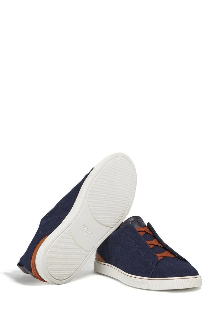 Zegna Zegna Denim Triple Stitch Sneakers 3