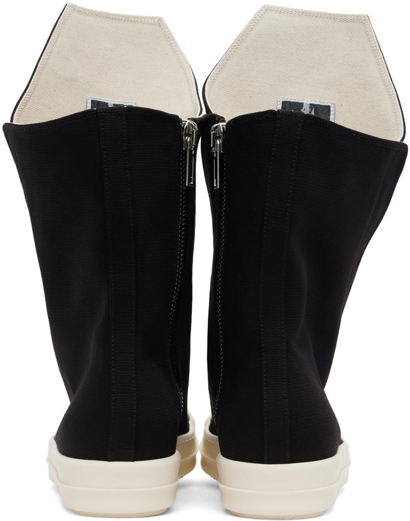 Rick Owens DRKSHDW Black Barre Boot Sneakers