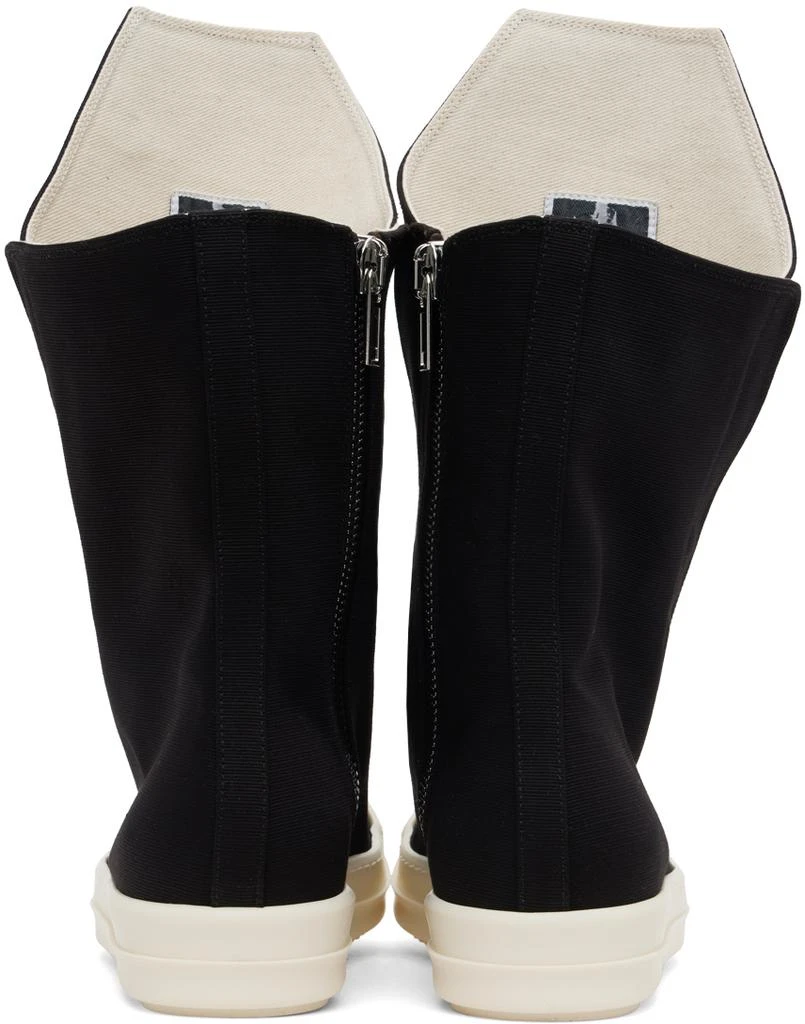 Rick Owens Black Barre Boot Sneakers 2