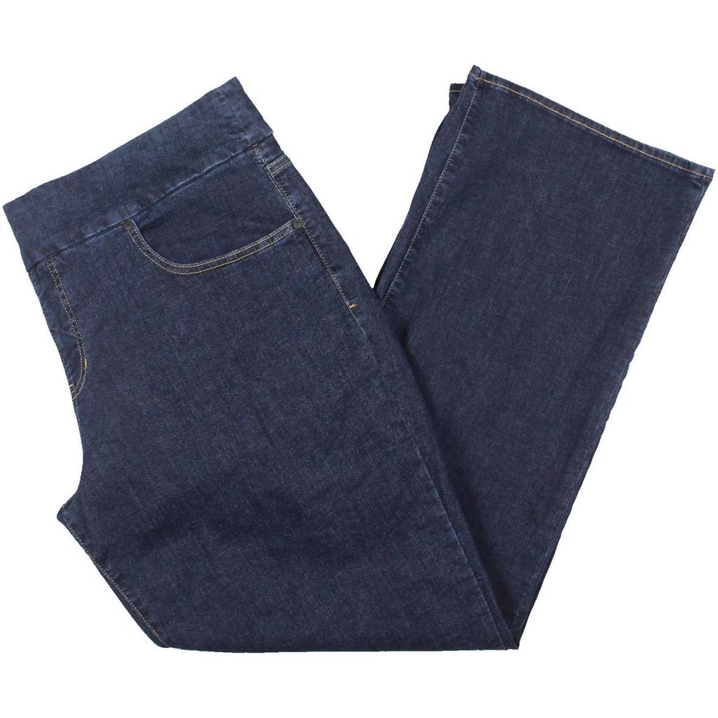 Jag Jeans Plus Paley Womens Denim Mid-Rise Bootcut Jeans