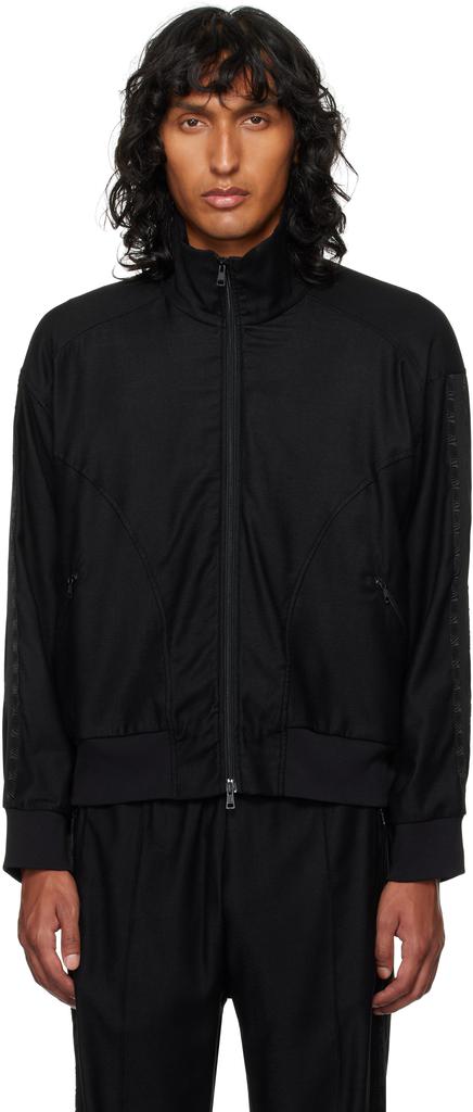 Shop Black Jersey Track Jacket on Sale at BeyondStyle – Get