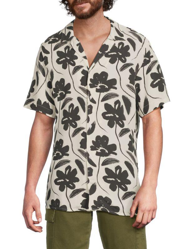 Original Paperbacks Rio Floral Cotton Camp Shirt