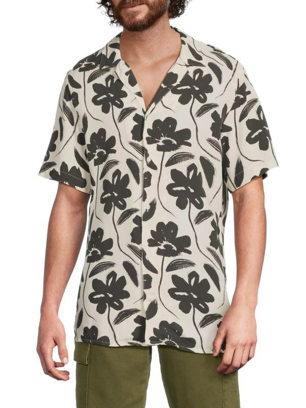 Original Paperbacks Rio Floral Cotton Camp Shirt 1