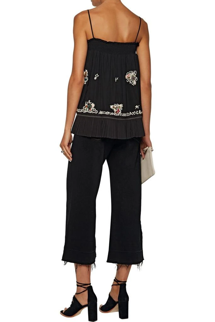 Derek Lam Embellished silk-chiffon top 3