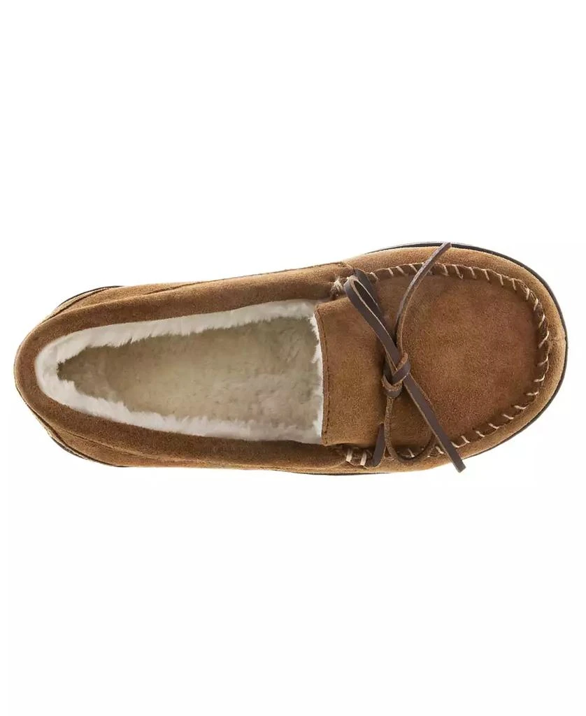 Isotoner Signature Women's Sage Genuine Suede Moccasin Slippers 4