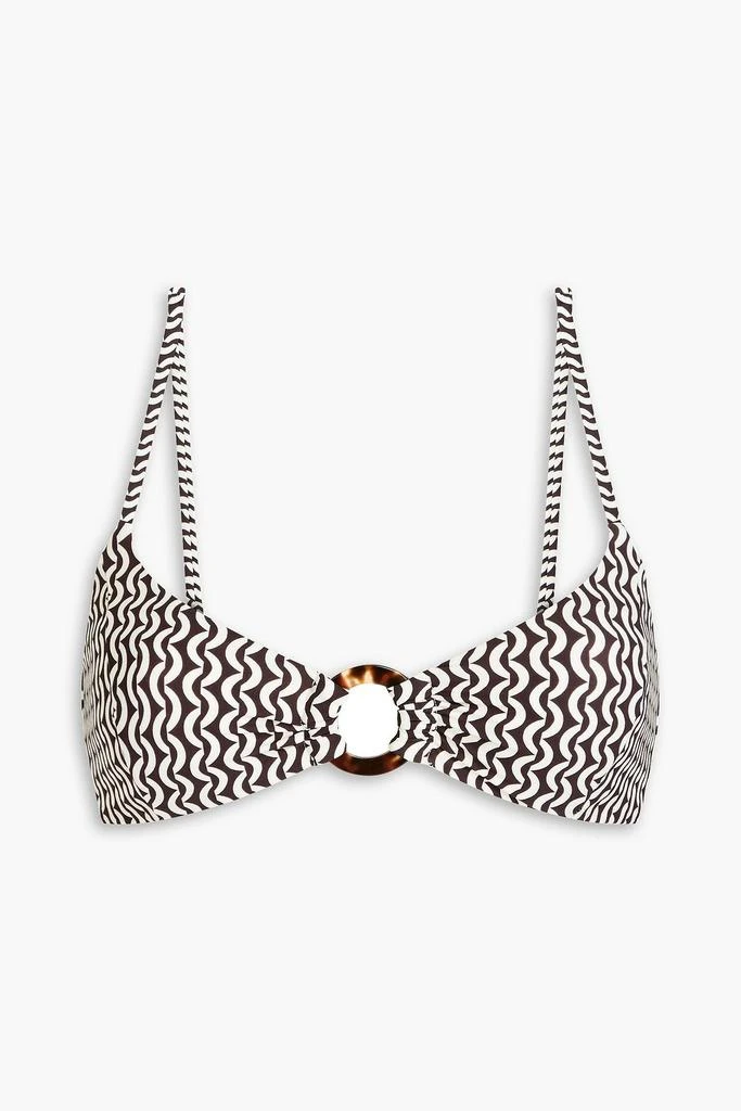 JETS AUSTRALIA by JESSIKA ALLEN Ipanema ring-embellished printed bikini top 1