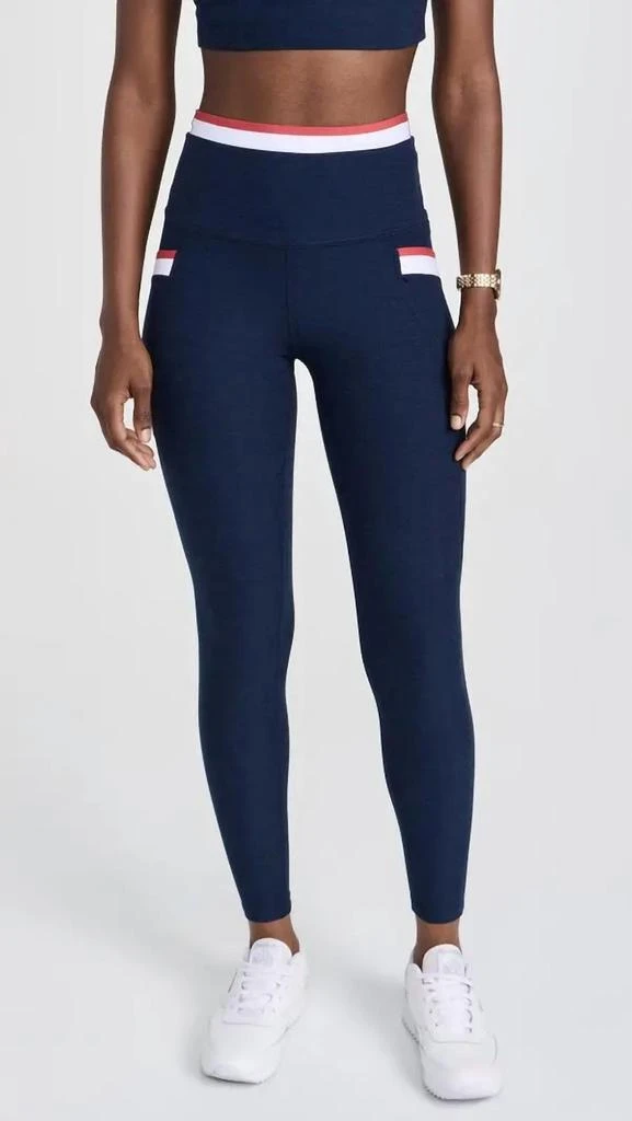 Beyond yoga Spacedye Sea You There Midi Leggings In Blue 1