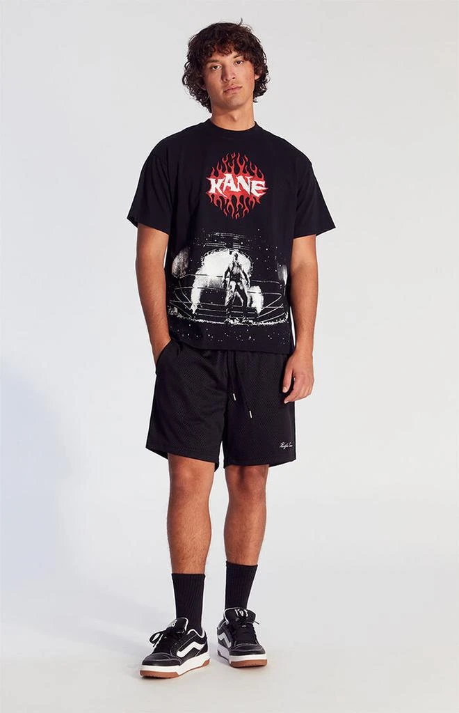 PacSun Black Mesh Basketball Shorts 6