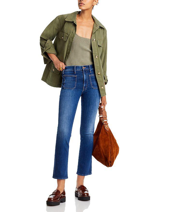 MOTHER The Patch Pocket Insider High Rise Jeans in On Your Left