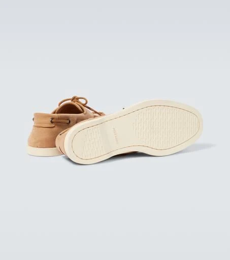 John Lobb Foil leather boat shoes 7