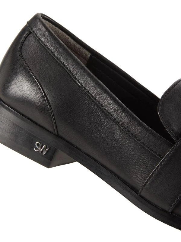 Stuart Weitzman Emma Bow Leather Loafers 6