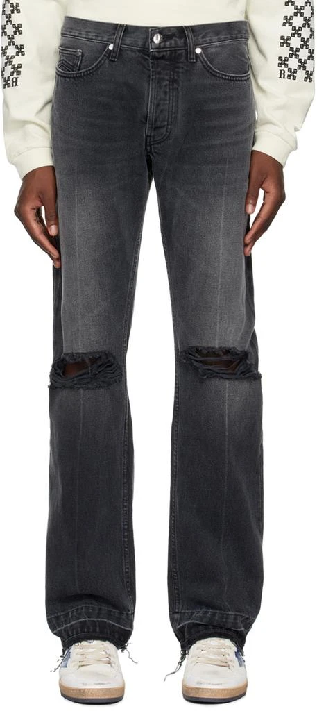 Rhude Black Beach Bum Jeans 1