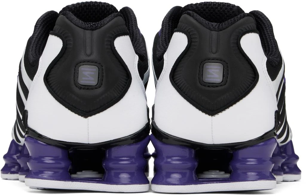 NIKE Black & White Shox TL Sneakers 2