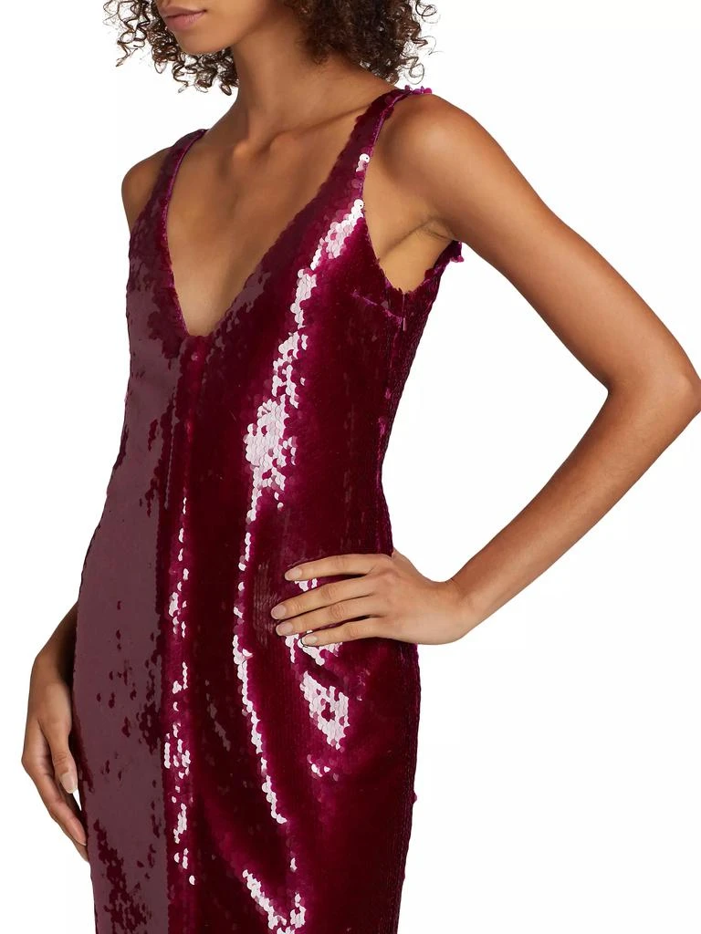 16Arlington Kal Sequined Midi-Dress 6