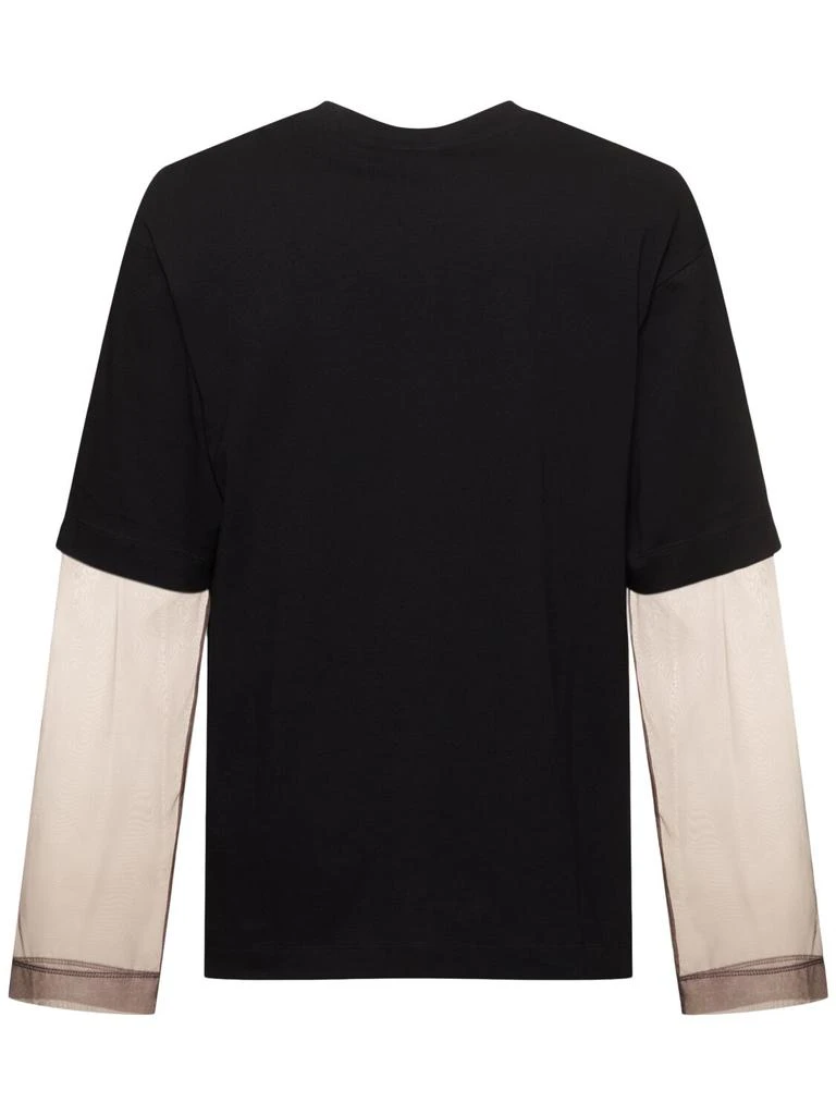 DRIES VAN NOTEN Hemal Long Sleeve Loose Fit T-shirt 3