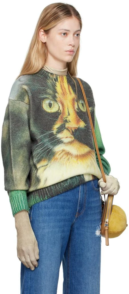 JW Anderson Green Printed Sweater 2
