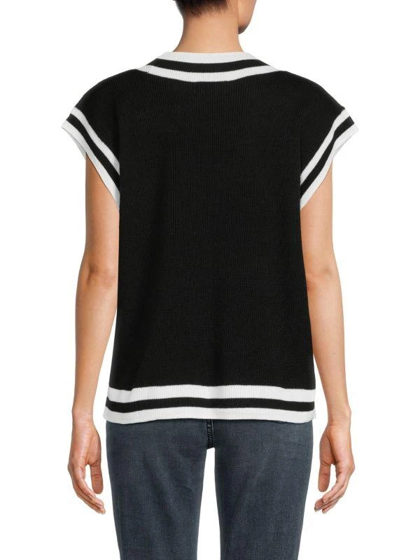 Lea & Viola Varsity Sweater Vest 2