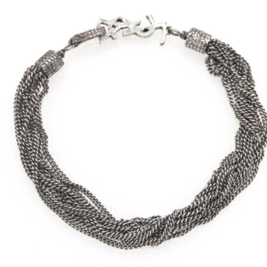 Yves Saint Laurent Metal Charm Bracelet (Pre-Owned) 2