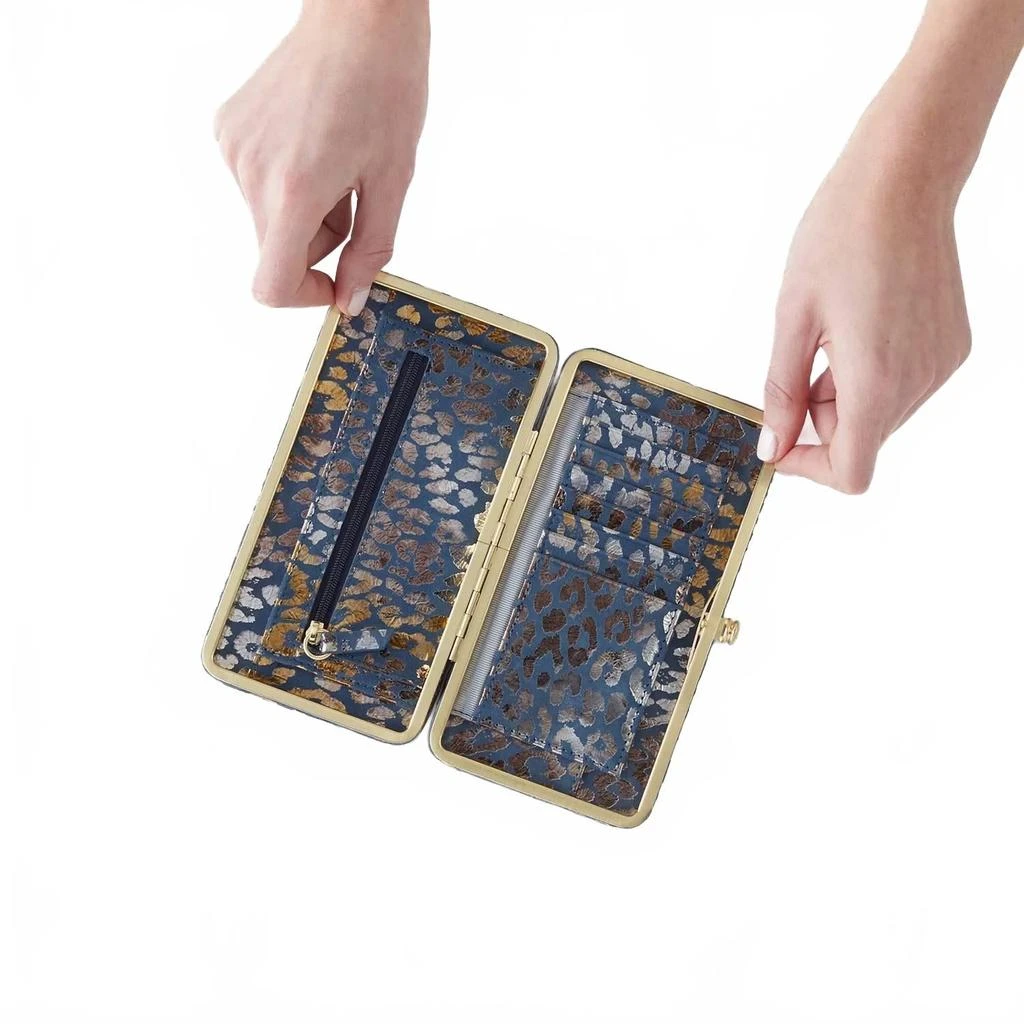 Hobo Mia Minaudiere Wallet In Mirror Cheetah 2