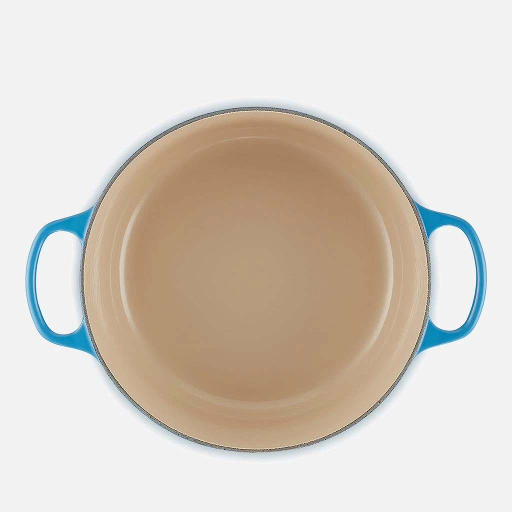 Le Creuset Signature Cast Iron Round Casserole - 28cm - Bamboo Green 5