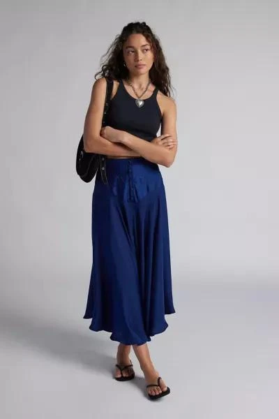 Kimchi Blue Kimchi Blue Vanessa Drop Waist Midi Skirt 1