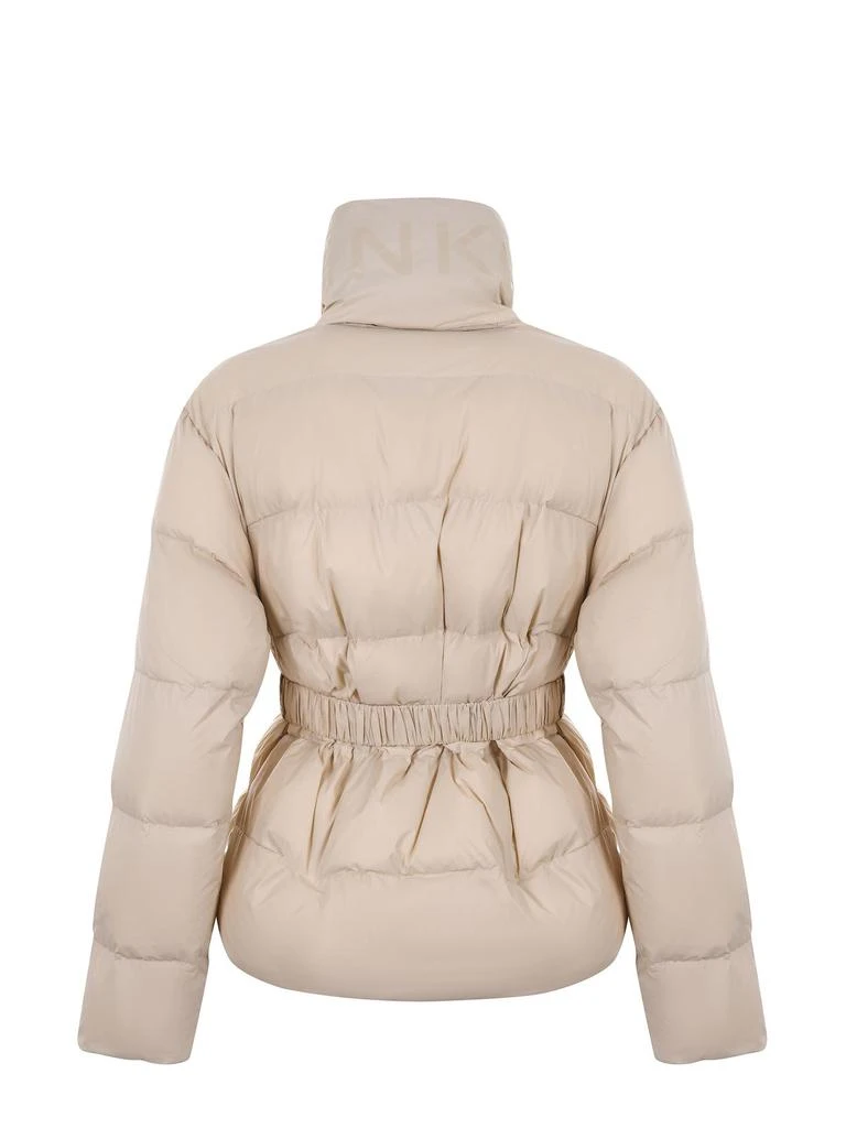 Pinko Logo Printed Zipped Puffer Jacket – On Sale Now with Up to