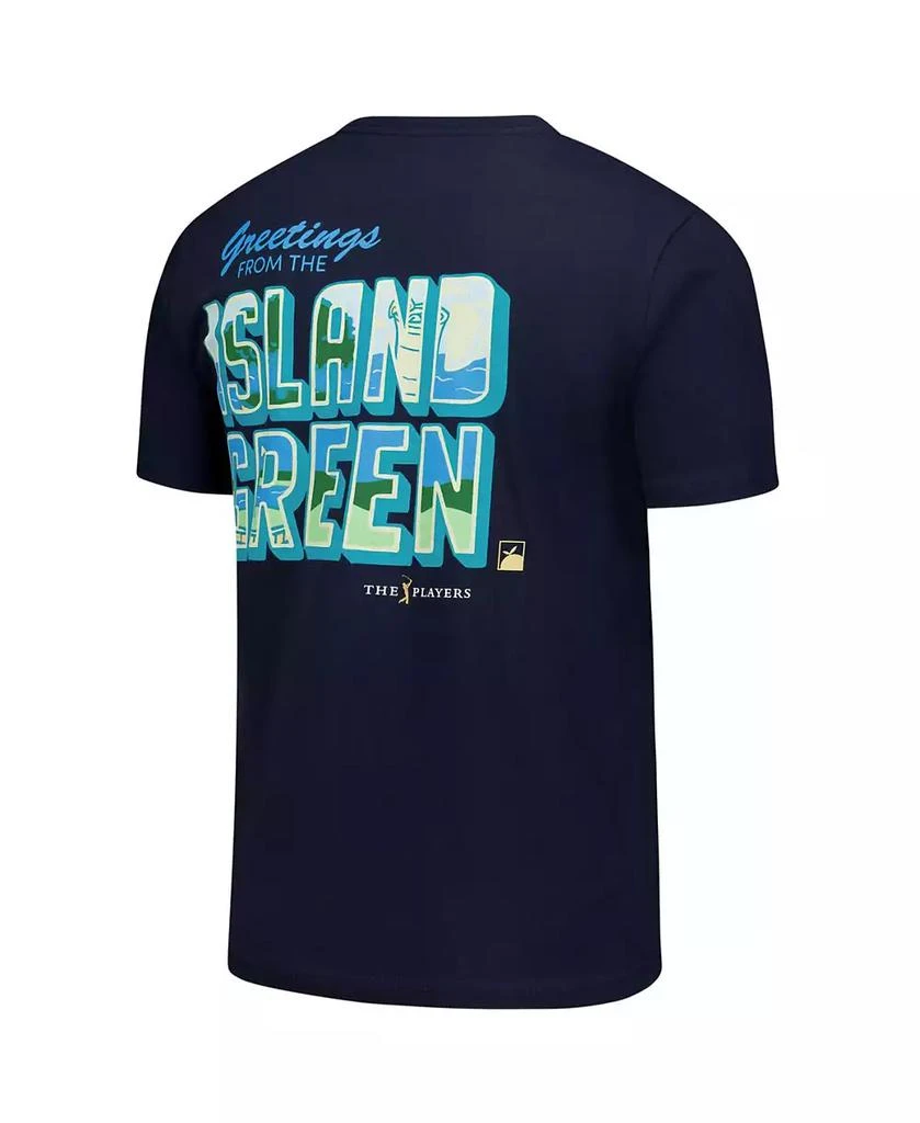 Flomotion Men
s 
Women
s Navy THE PLAYERS Greetings from the Island Green T-Shirt 3