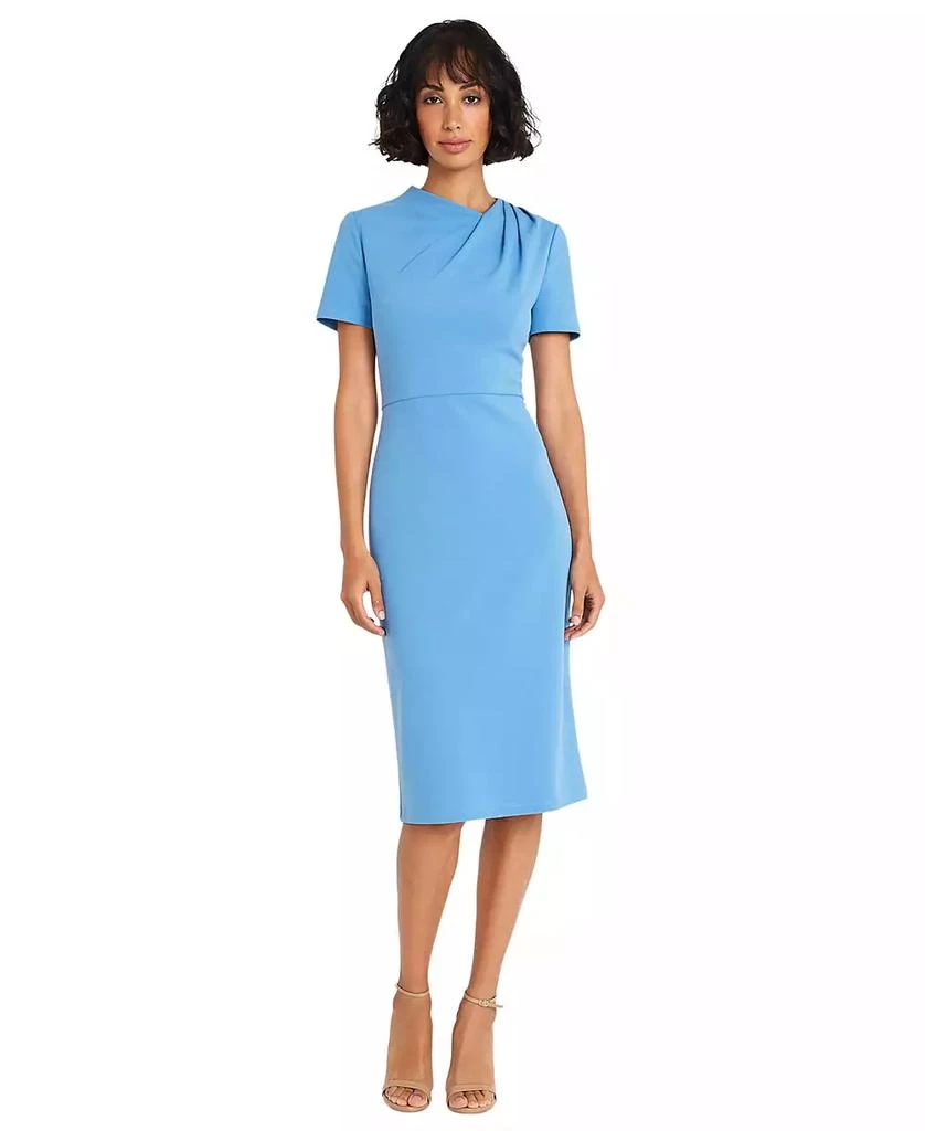 Maggy London Women's Shirred-Shoulder Sheath Dress 1