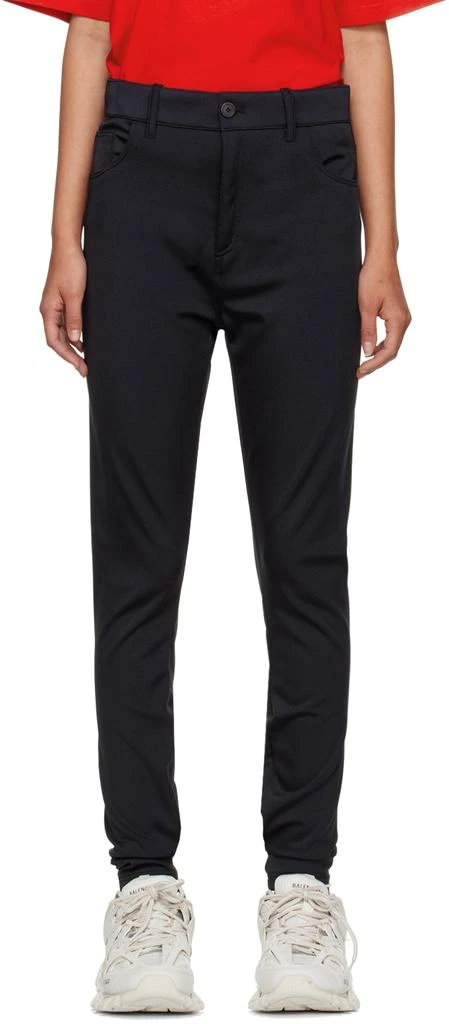 Balenciaga Black Slim-Fit Trousers 1