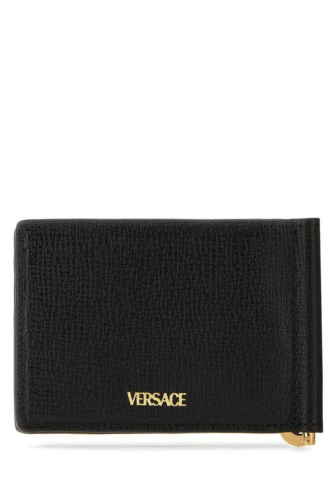 Versace Black leather Medusa Biggie wallet 3
