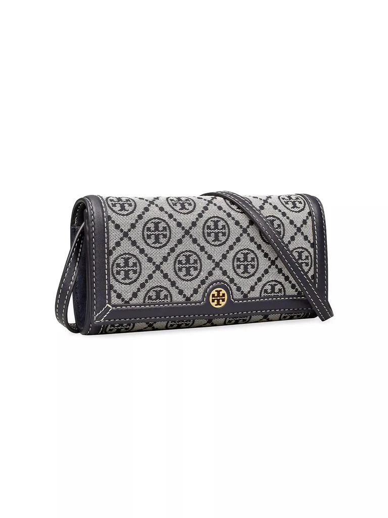 Tory Burch T Monogram Jacquard Crossbody Wallet 3