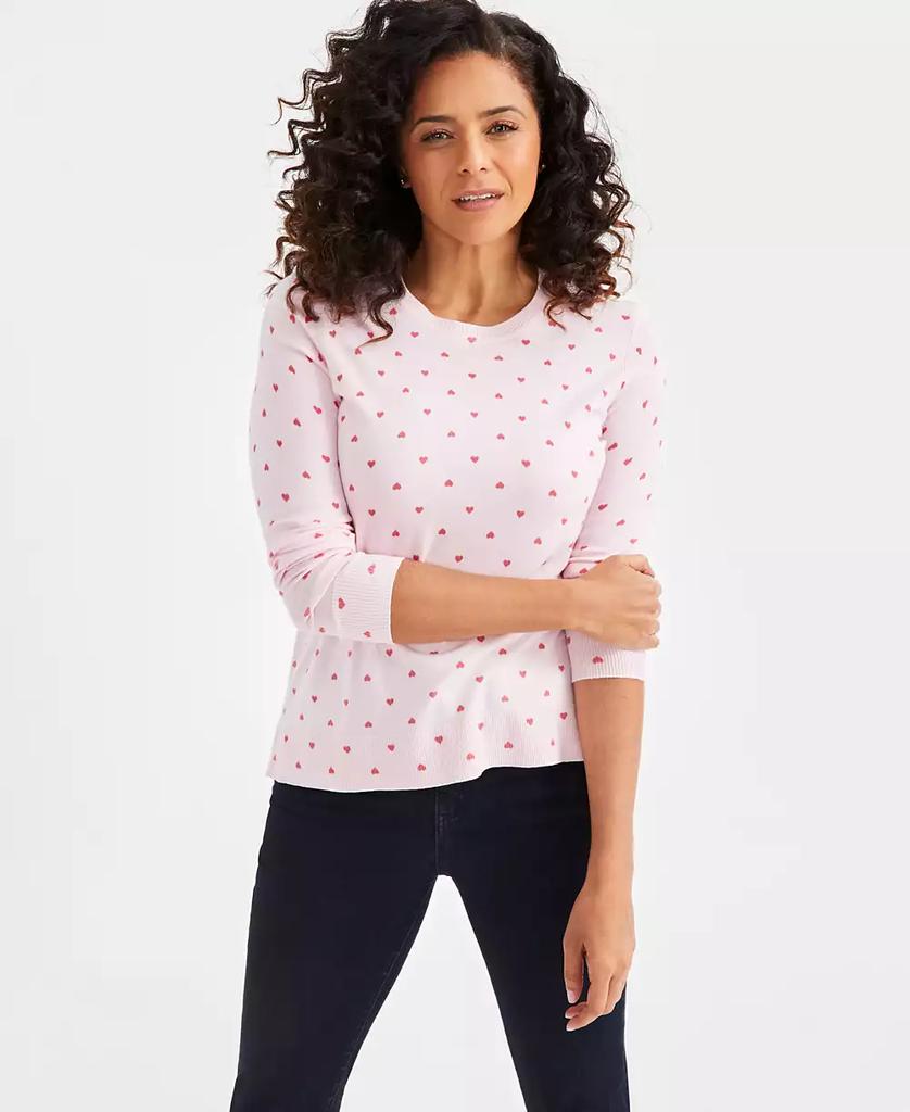 Style & Co Petite Fine-Gauge Tunic Sweater, Exclusively at