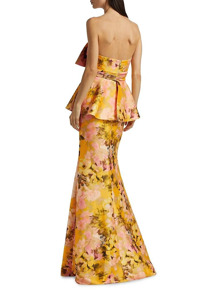 Shop Floral Peplum-Waist Gown on Sale at BeyondStyle  Get 40% Off Floral  Peplum-Waist Gown with Limited-Time Flash Deals, Exclusive Discounts, and  Special Offers. Enjoy Unbeatable Savings on Floral Peplum-Waist Gown,  Compare