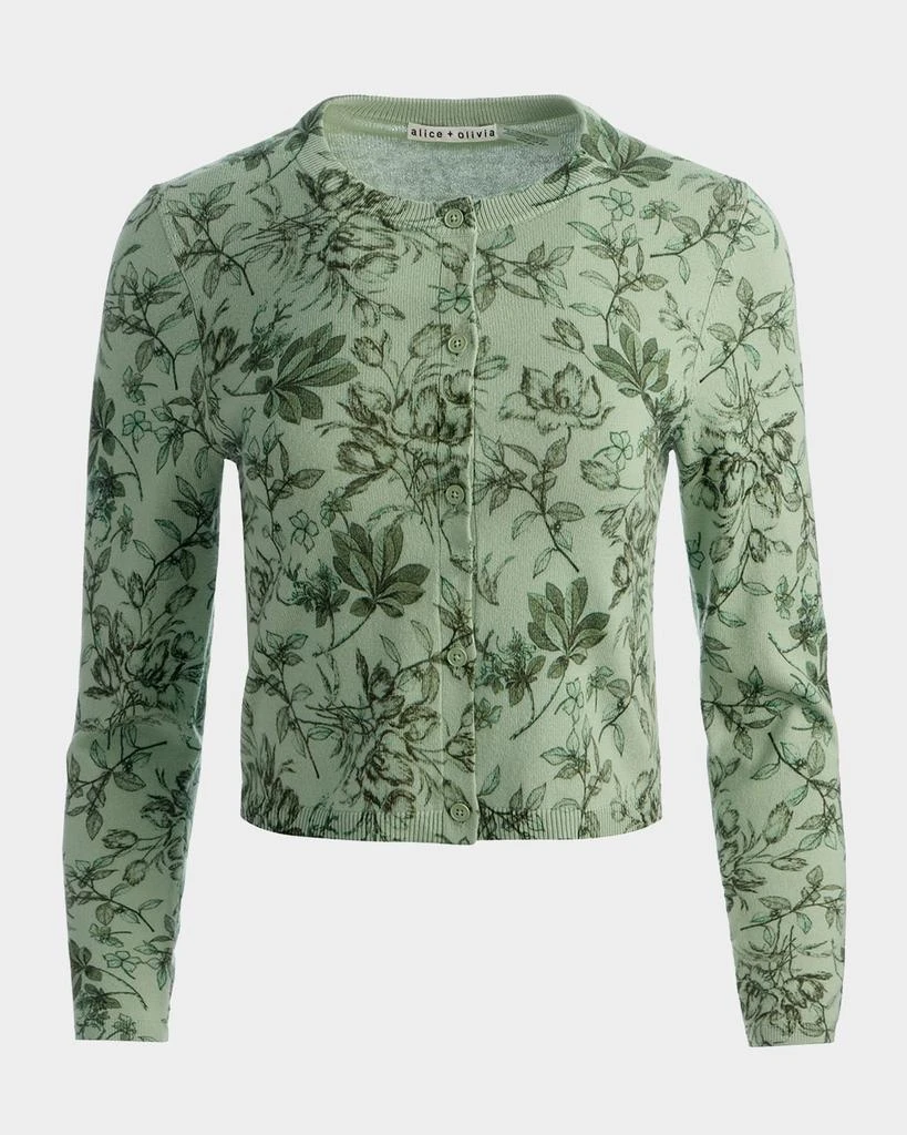 Alice + Olivia Carson Printed Cardigan