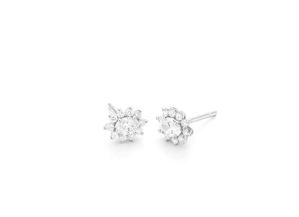 Mozafarian Gold and diamond earrings 1