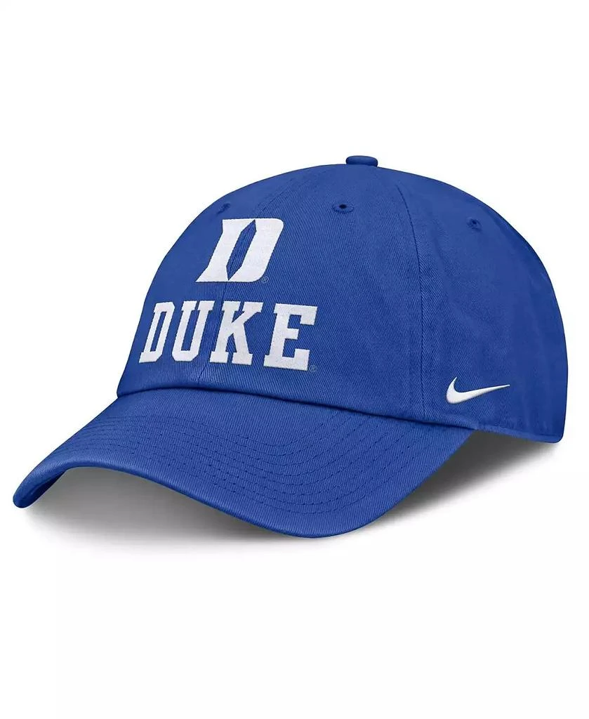 NIKE Men's Royal Duke Blue Devils 2025 Sideline Club Adjustable Hat 1