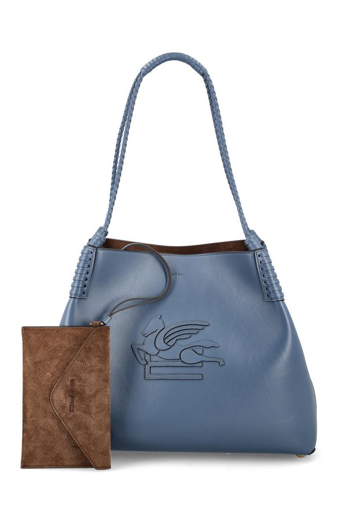 トートバッグ Etro Libra Medium Smooth Leather Tote Bag Libra Medium leather tote bag in black - Etro | Mytheresa