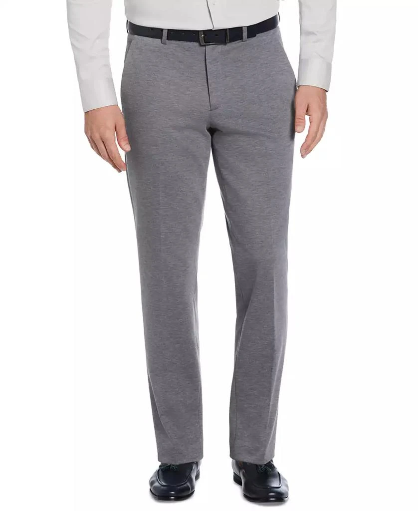 Perry Ellis Men's Tapered Fit Solid Knit Suit Pants 1