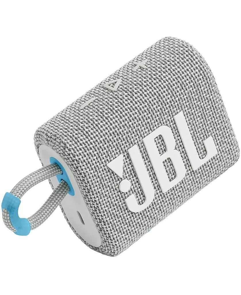 JBL Go 3 Water Resistance Bluetooth Speaker, Cloud White 2