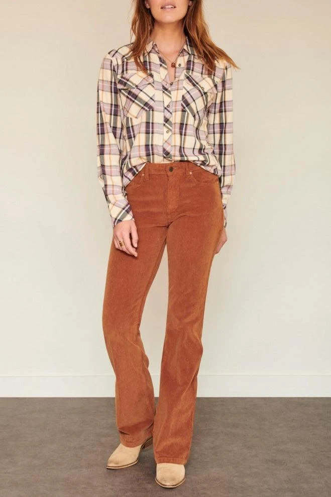 MKT Studio Jeans The Diana Corduroy - Caramel 1